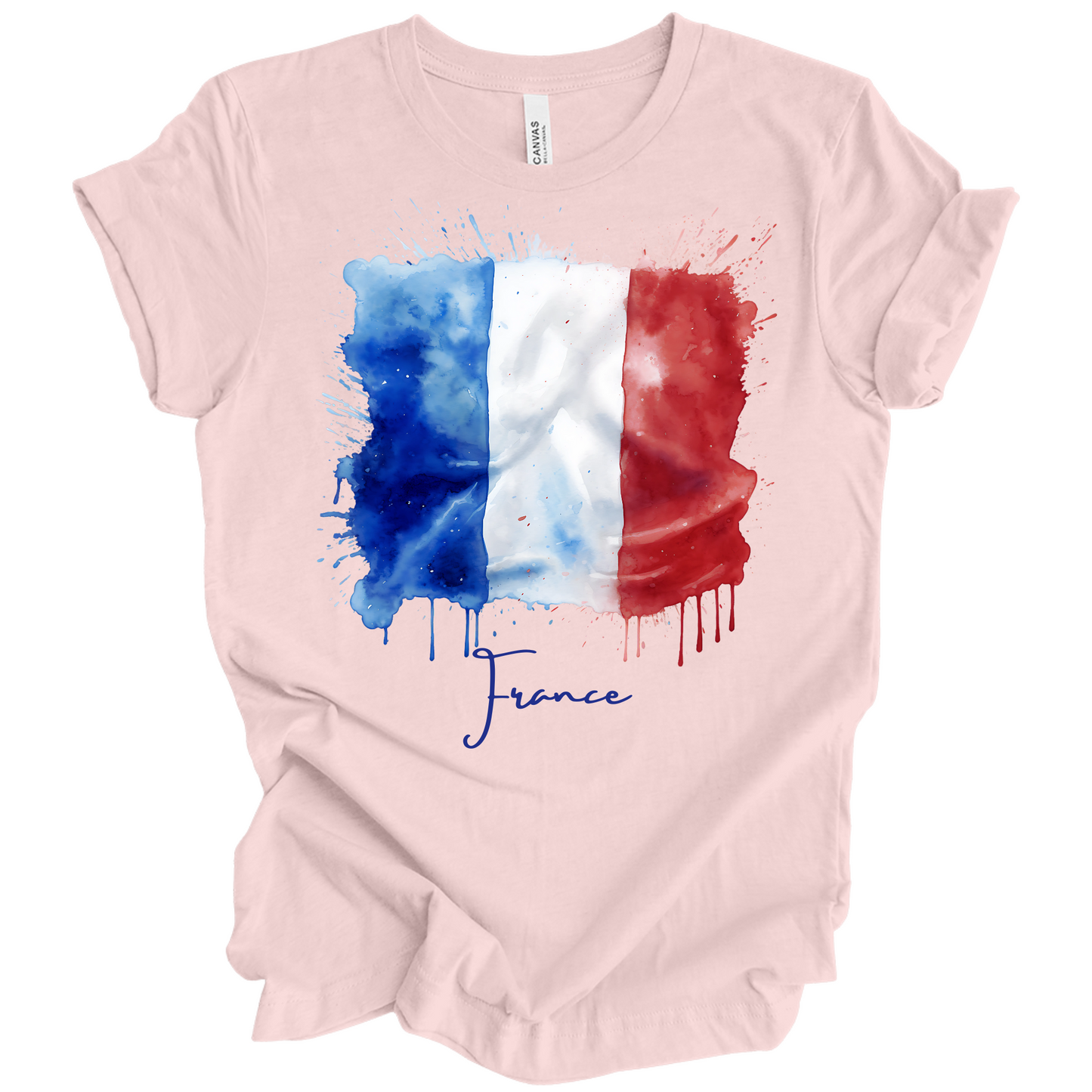 Vive La France: French Flag Tee