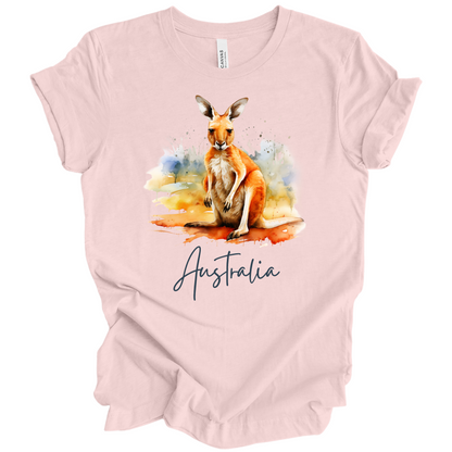 Aussie Hopper Kangaroo Travel Tee