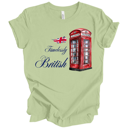 Timelessly British Red Phone Booth Unisex T-shirt