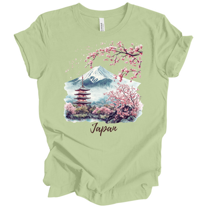 Serene Japan: Fuji & Temples Travel Tee
