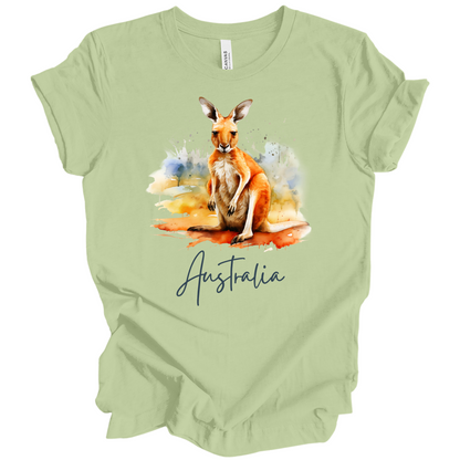 Aussie Hopper Kangaroo Travel Tee