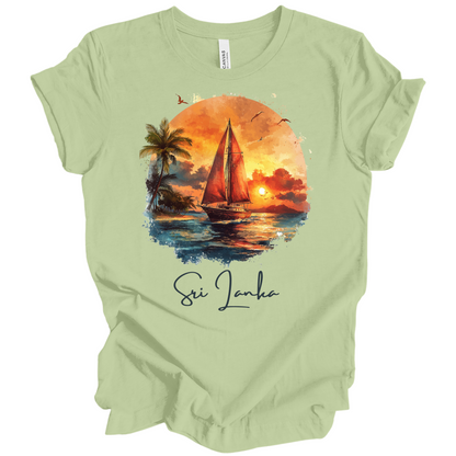 Sri Lanka Sunset Drift Tee