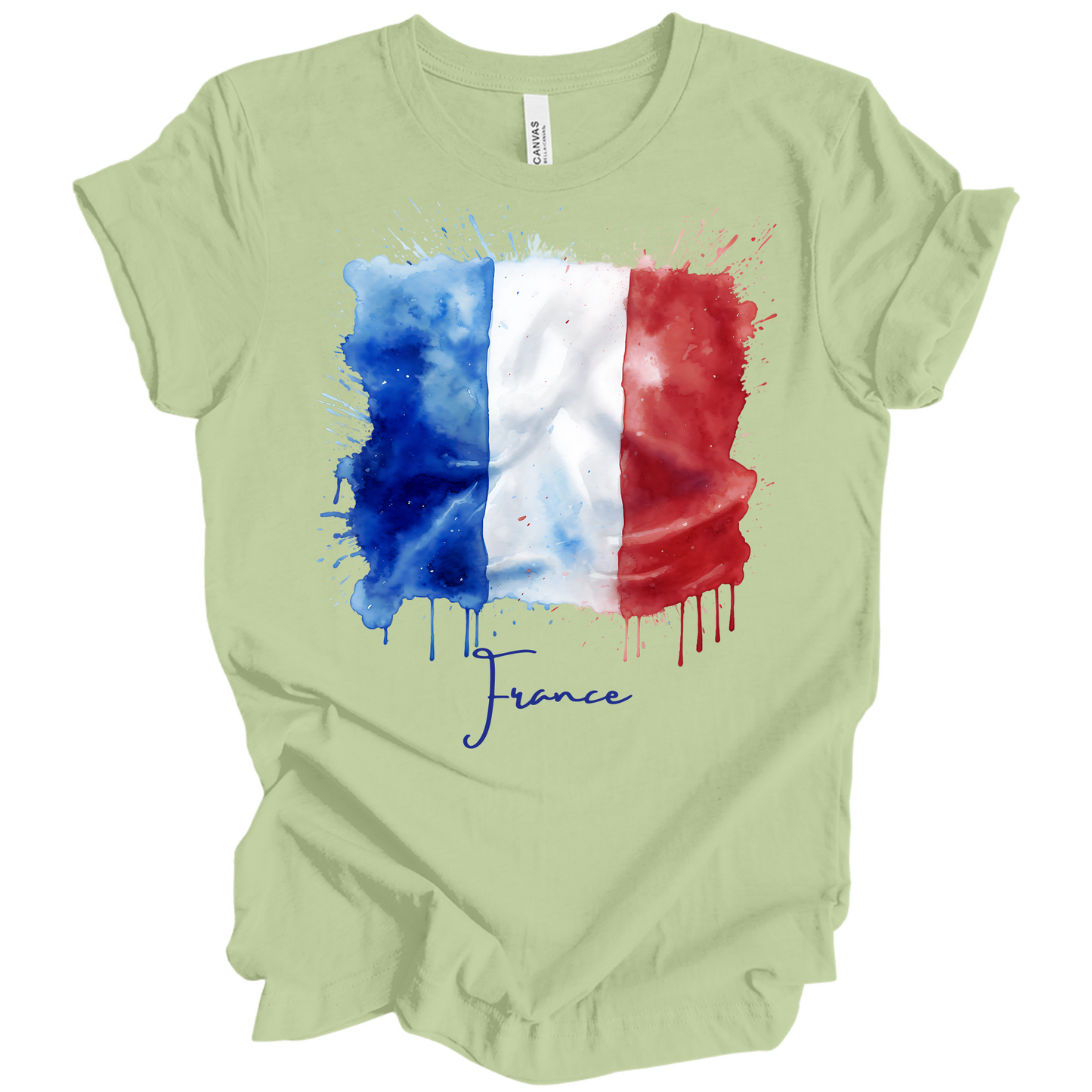 Vive La France: French Flag Tee