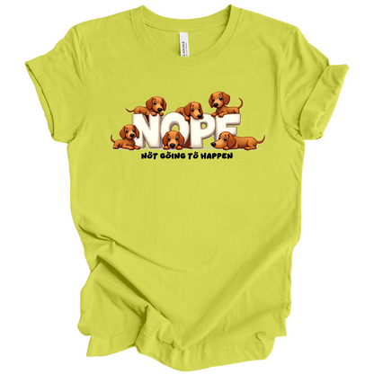 Dachshund NOPE Tee