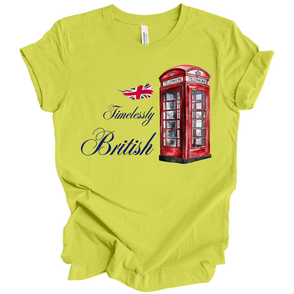 Timelessly British Red Phone Booth Unisex T-shirt