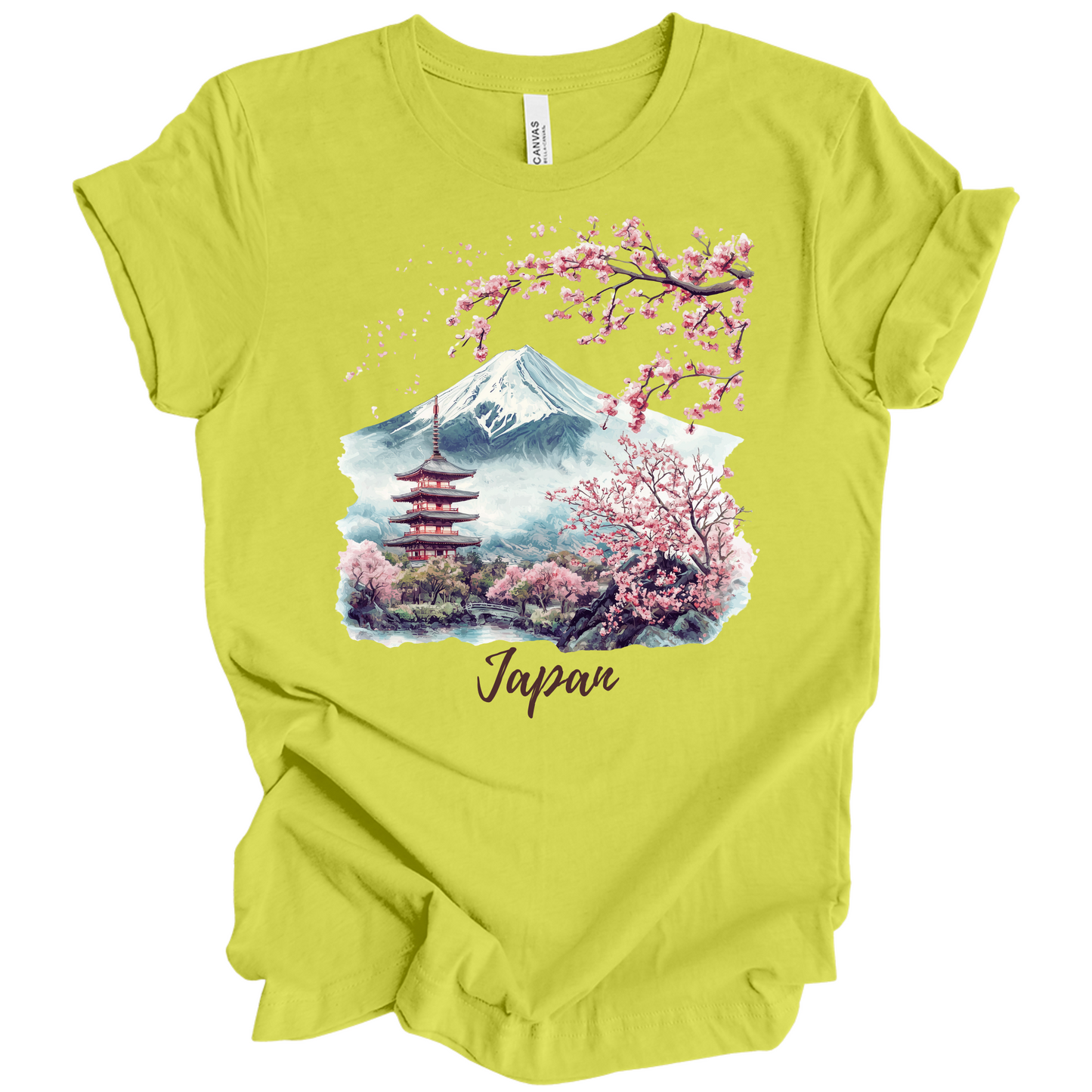 Serene Japan: Fuji & Temples Travel Tee