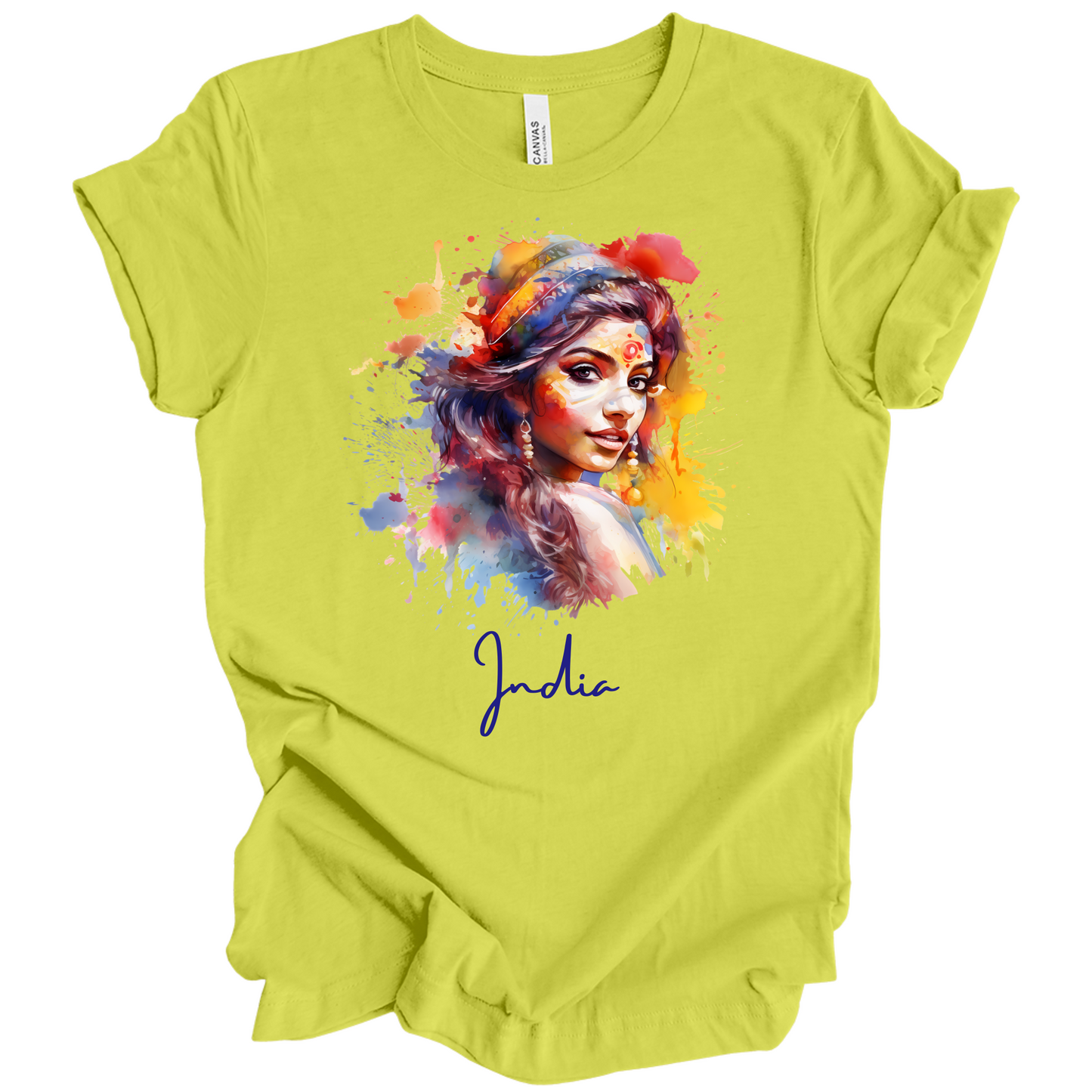 Holi Glow: Vibrant Beauty India Tee