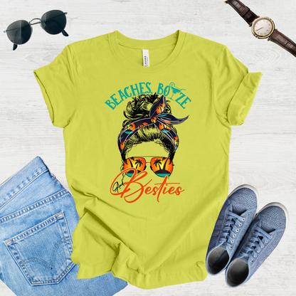 Beaches, Breeze & Besties Tee