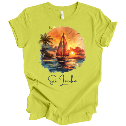 Sri Lanka Sunset Drift Tee