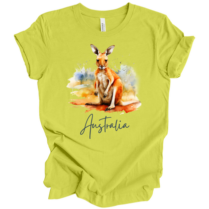 Aussie Hopper Kangaroo Travel Tee