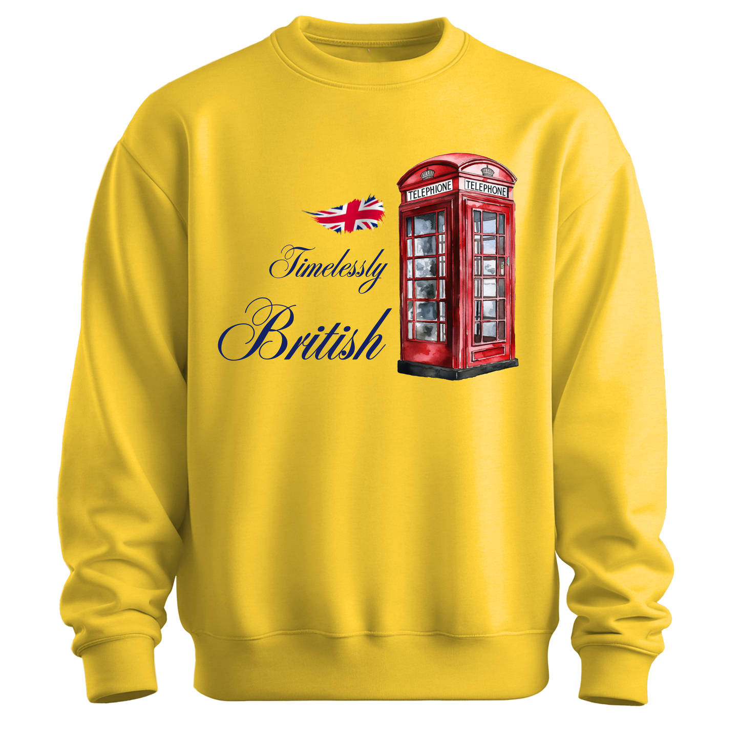 Timelessly British Red Phone Booth Unisex Sweatshirt
