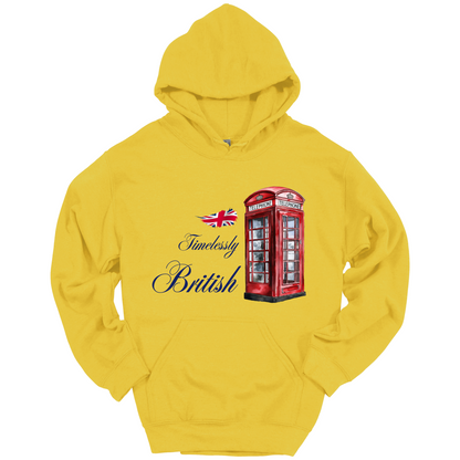 Timelessly British Red Phone Booth Unisex Hoodie