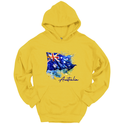 Aussie Pride Artistic Flag Hoodie