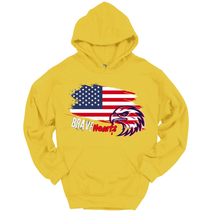 Brave Hearts – Patriot Hawk Hoodie