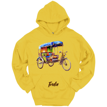 Rickshaw Rides: Explore India Hoodie