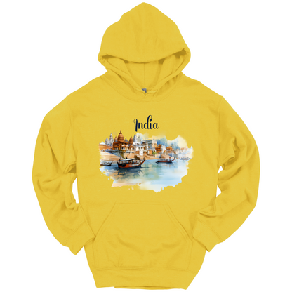 Sacred Waters: Ganga River India Hoodie