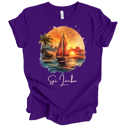 Sri Lanka Sunset Drift Tee