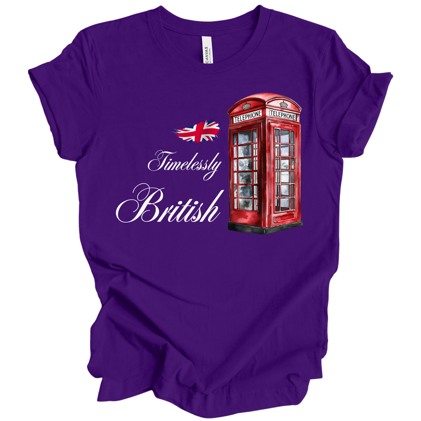 Timelessly British Red Phone Booth Unisex T-shirt