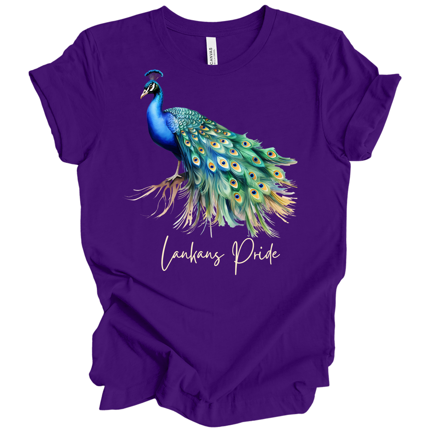 Majestic Peacock Sri Lanka Tee