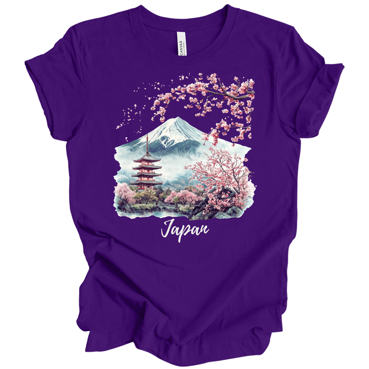 Serene Japan: Fuji & Temples Travel Tee