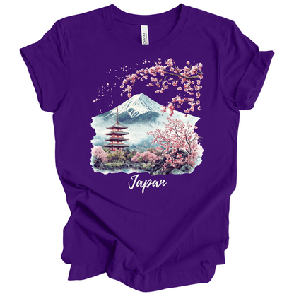 Serene Japan: Fuji & Temples Travel Tee