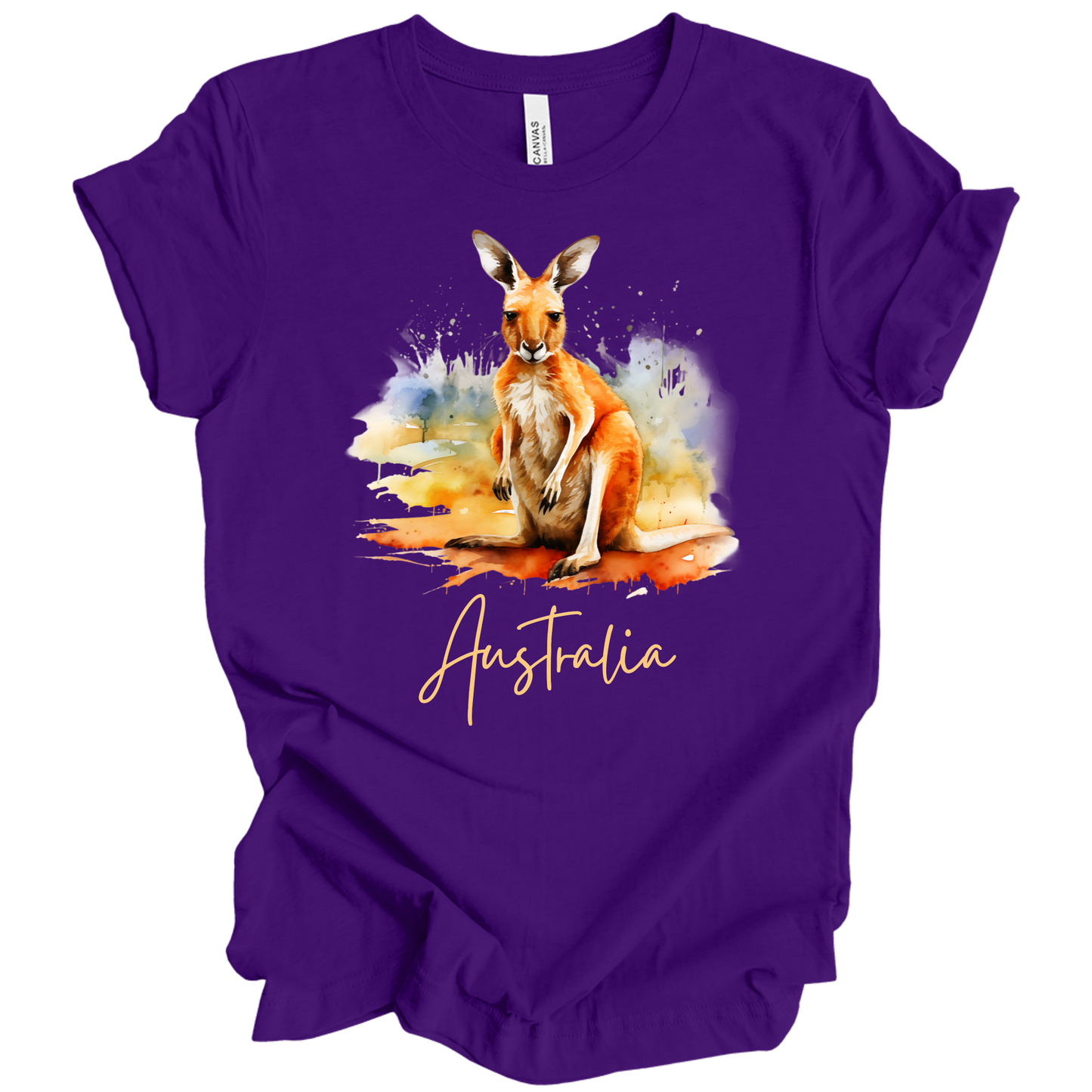 Aussie Hopper Kangaroo Travel Tee