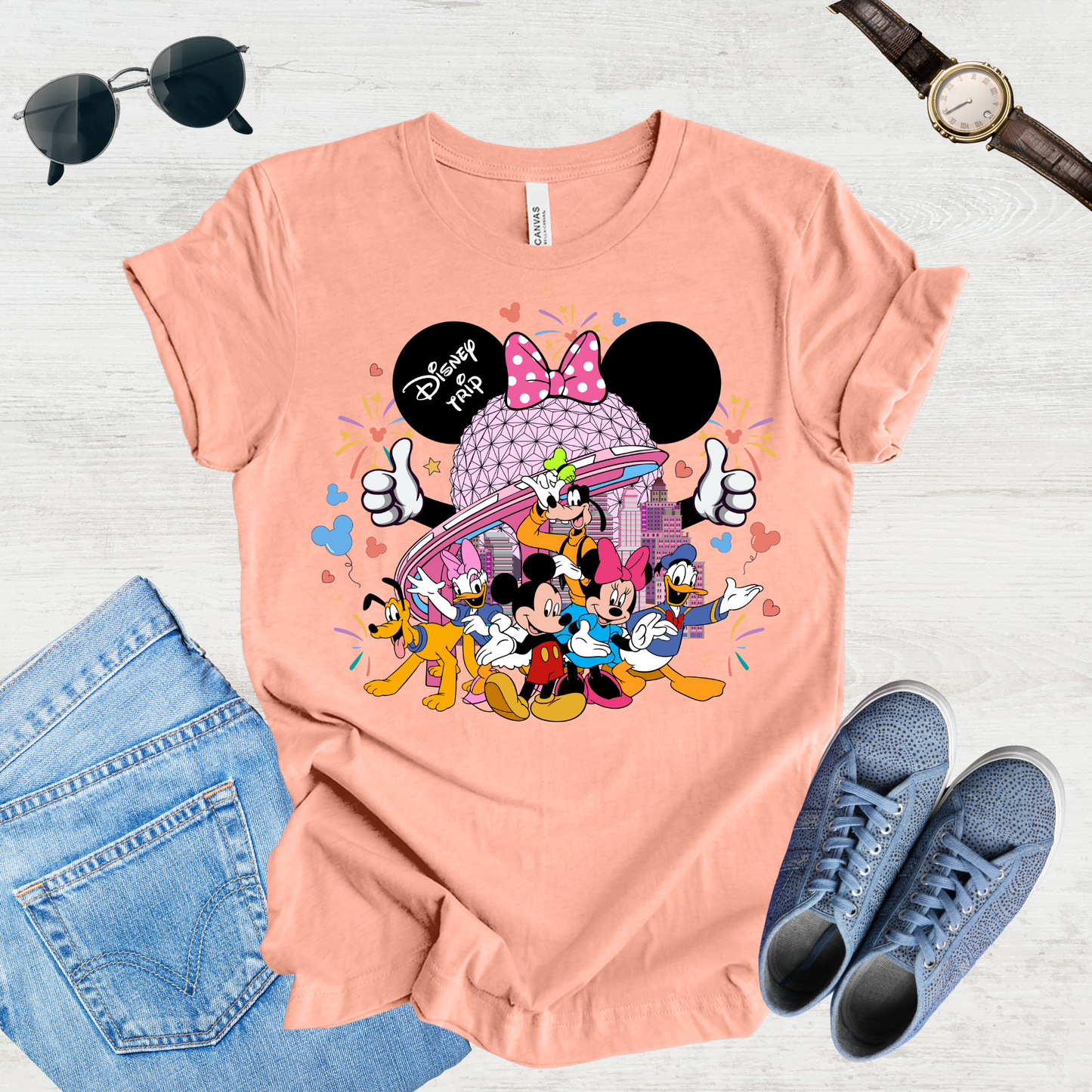 Minnie Mouse Ears & Memories Tee