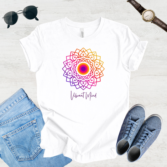 Vibrant Mind Mandala Unisex Tee
