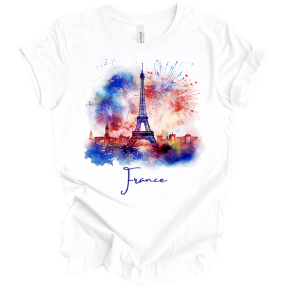 Wanderlust France, Paris: Eiffel Tower Tee