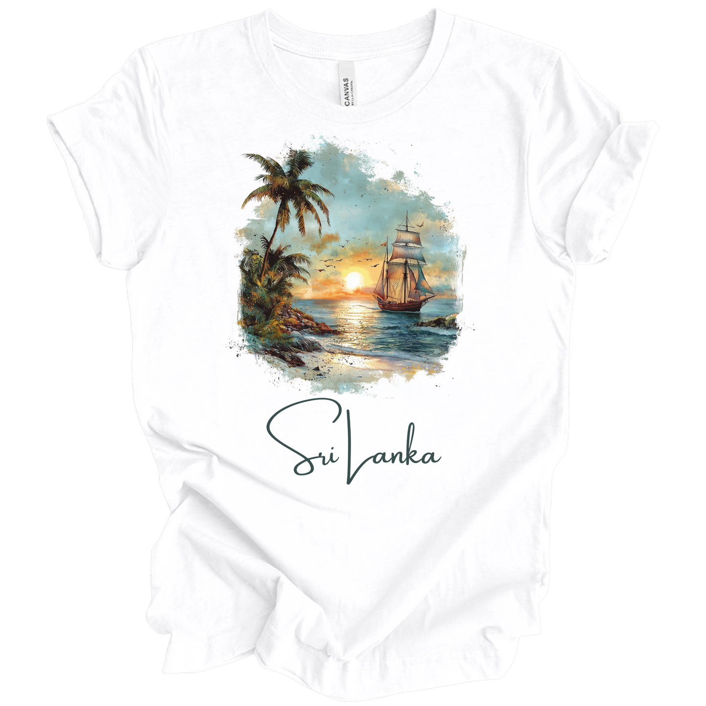 Sri Lanka Escape: Coastal Paradise Tee