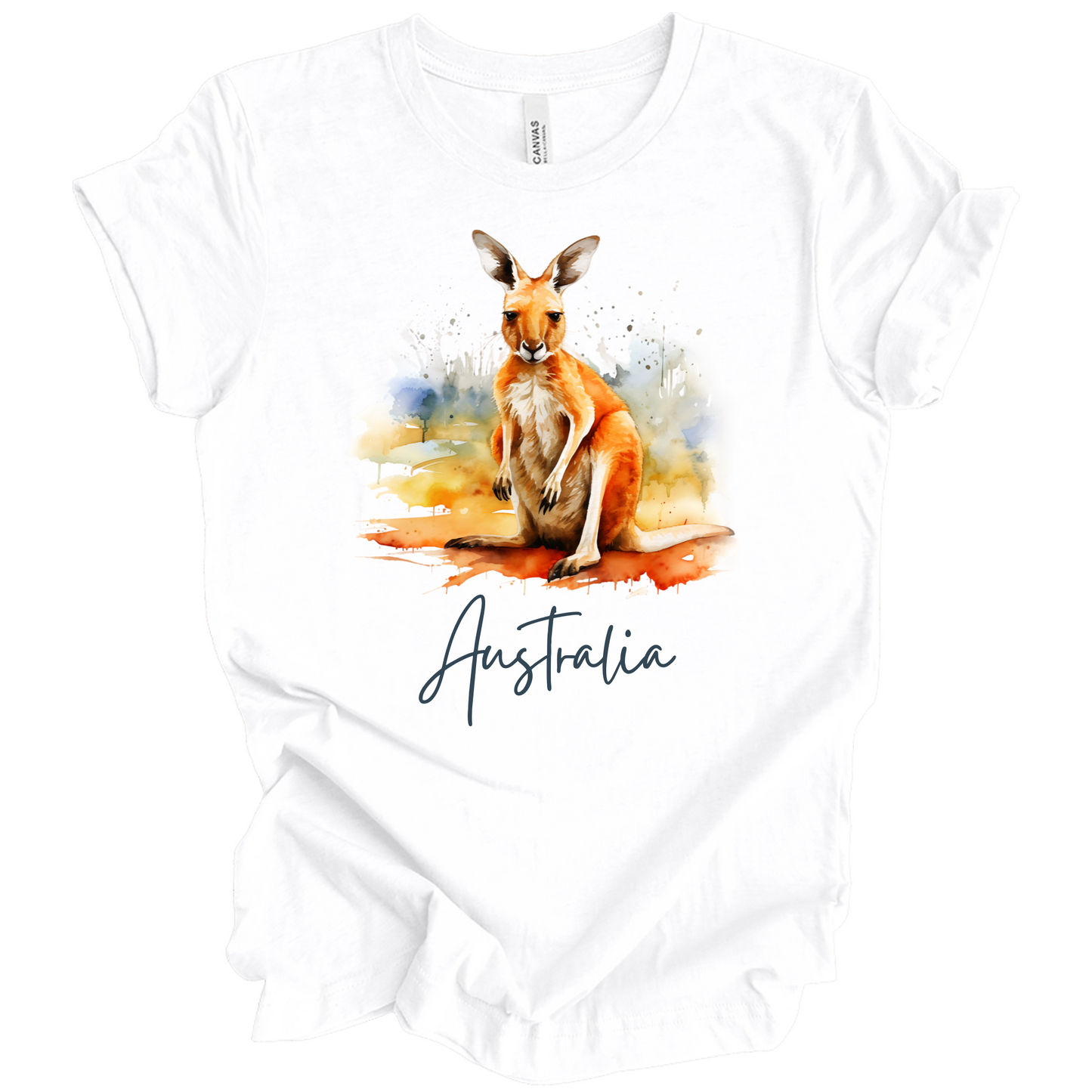 Aussie Hopper Kangaroo Travel Tee