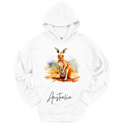 Aussie Hopper Kangaroo Travel Hoodie