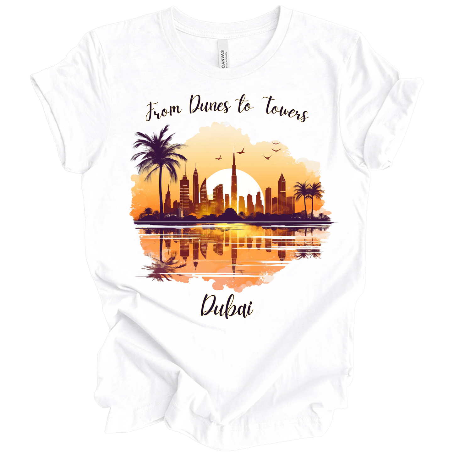 From Dunes to Towers: Dubai Adventure Tee
