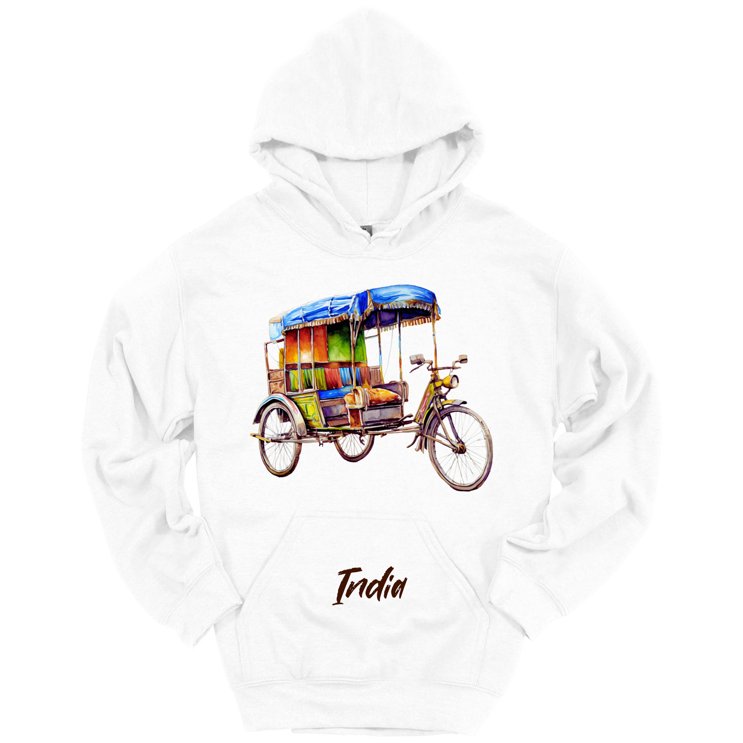 Rickshaw Rides: Explore India Hoodie