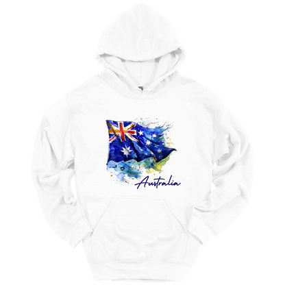 Aussie Pride Artistic Flag Hoodie