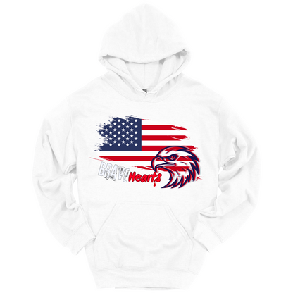 Brave Hearts – Patriot Hawk Hoodie