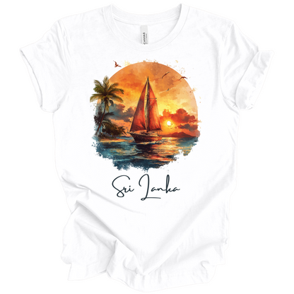 Sri Lanka Sunset Drift Tee