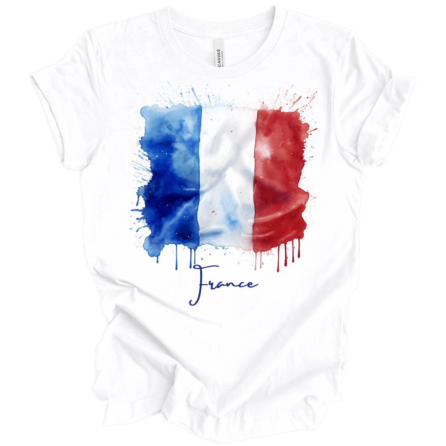 Vive La France: French Flag Tee