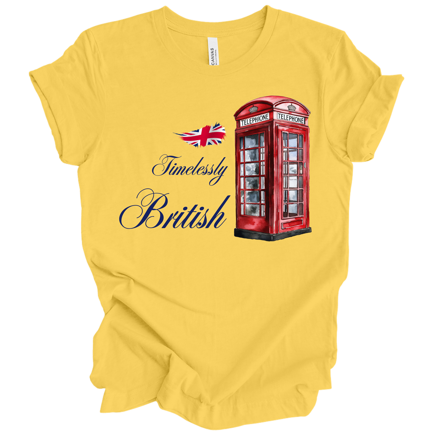 Timelessly British Red Phone Booth Unisex T-shirt