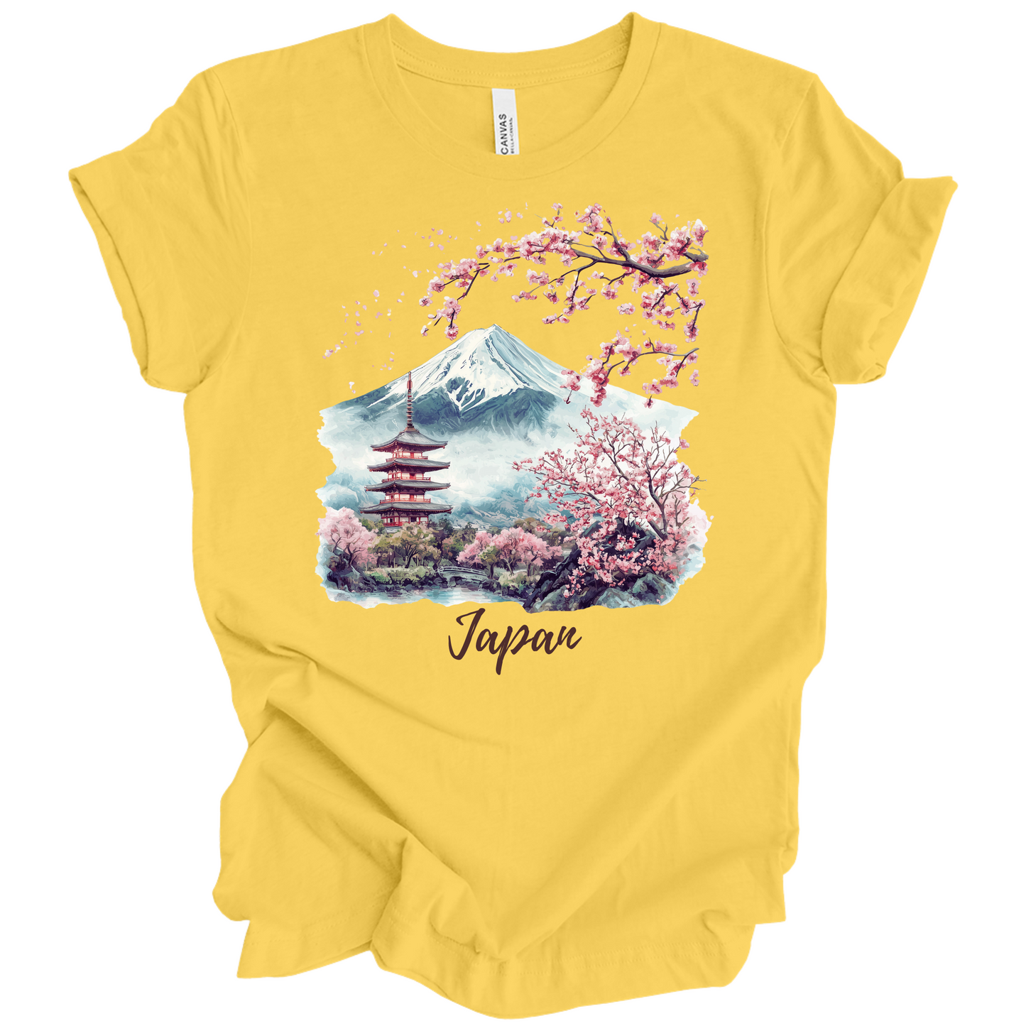 Serene Japan: Fuji & Temples Travel Tee