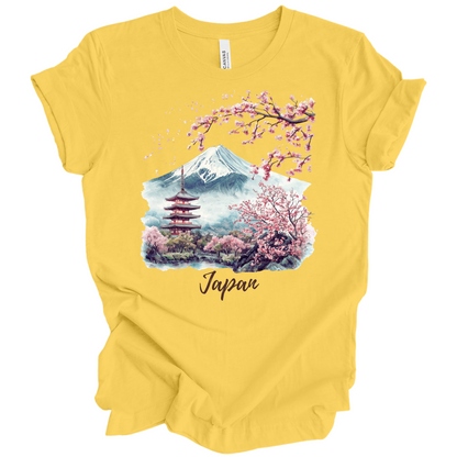 Serene Japan: Fuji & Temples Travel Tee
