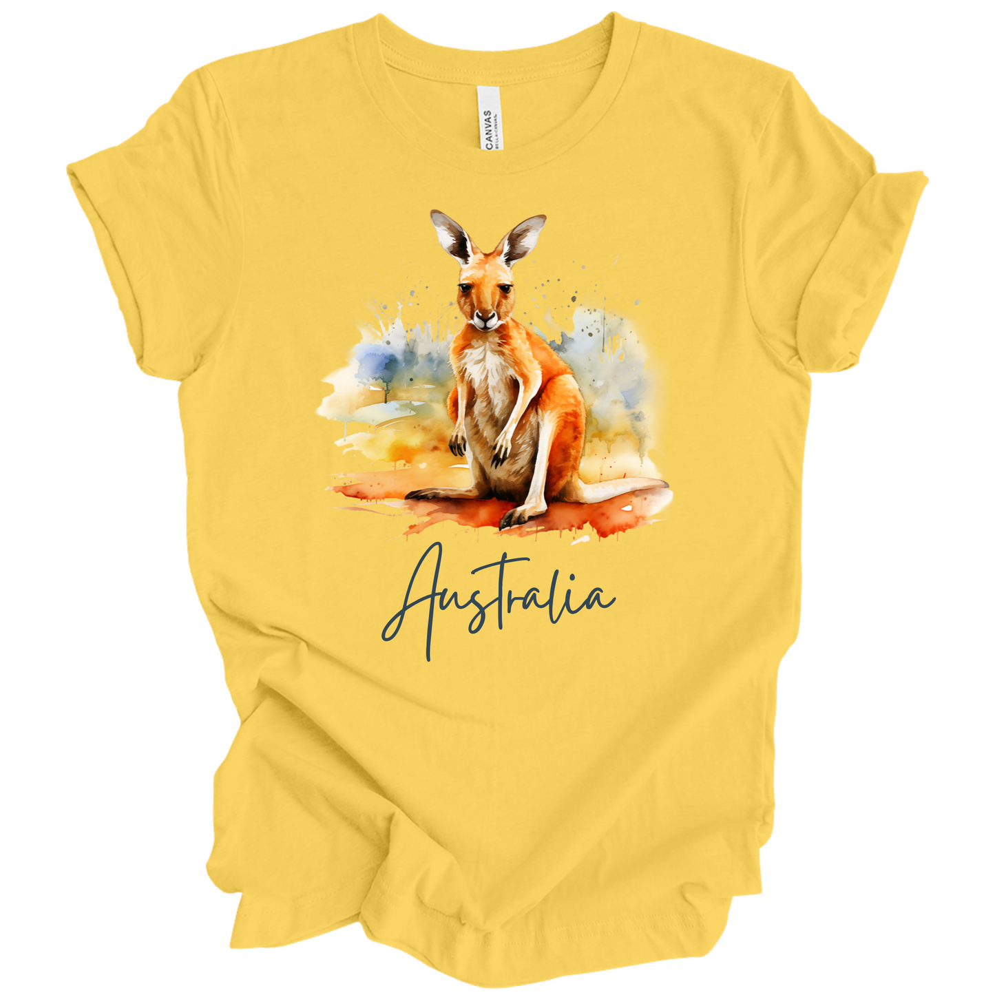 Aussie Hopper Kangaroo Travel Tee
