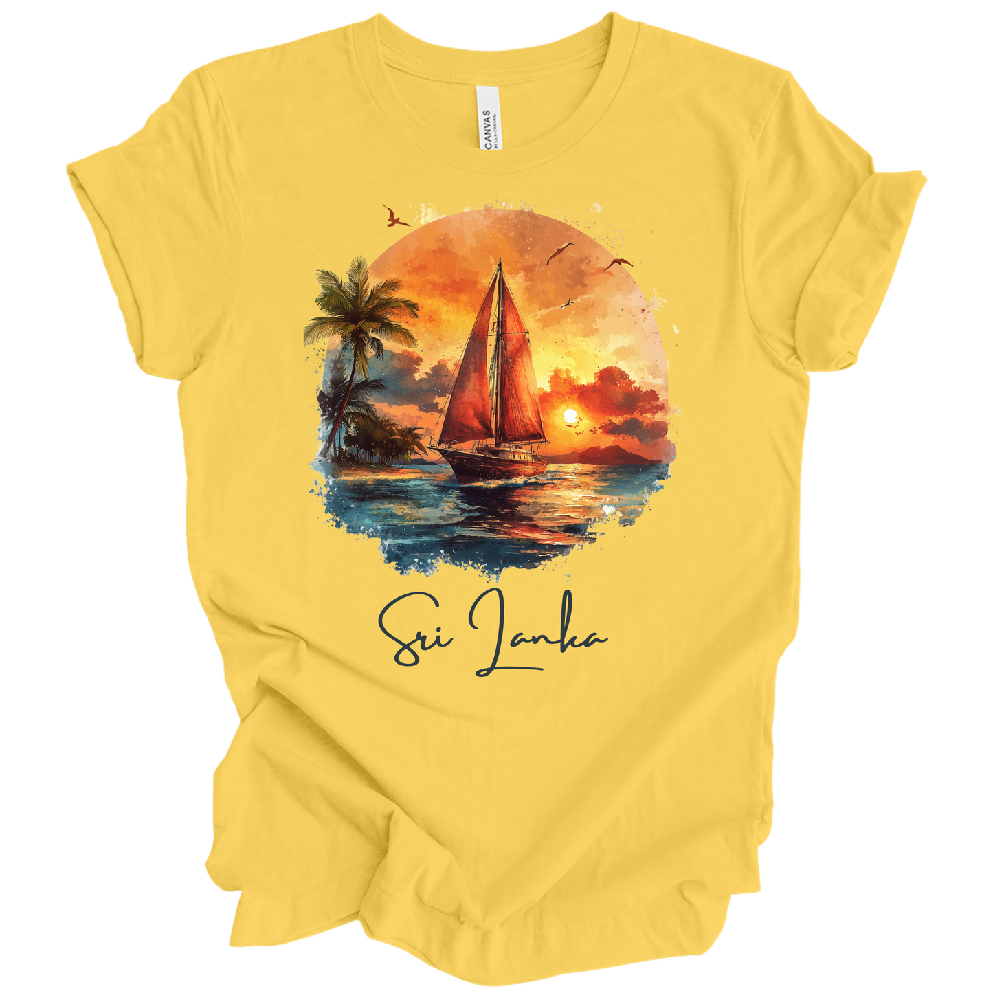 Sri Lanka Sunset Drift Tee